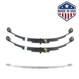 SOUTHWEST WHEEL USA Made Greaseable 3,500 lbs. Trailer Axle Suspension Kit Incl. Leaf Springs, Hanger & U-Bolt kit