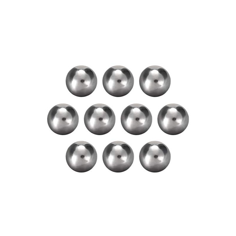 sourcing map Precision Chrome-Plated Steel Bearing Balls 16 mm G10
