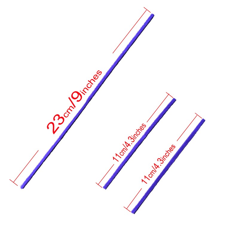 LRFDRESS 6pcs Blue Plush Strips for Dyson V7 V8 V10