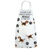 CENWA Beagle Aprons with Pockets Beagle Gifts Dog Lovers Cooking