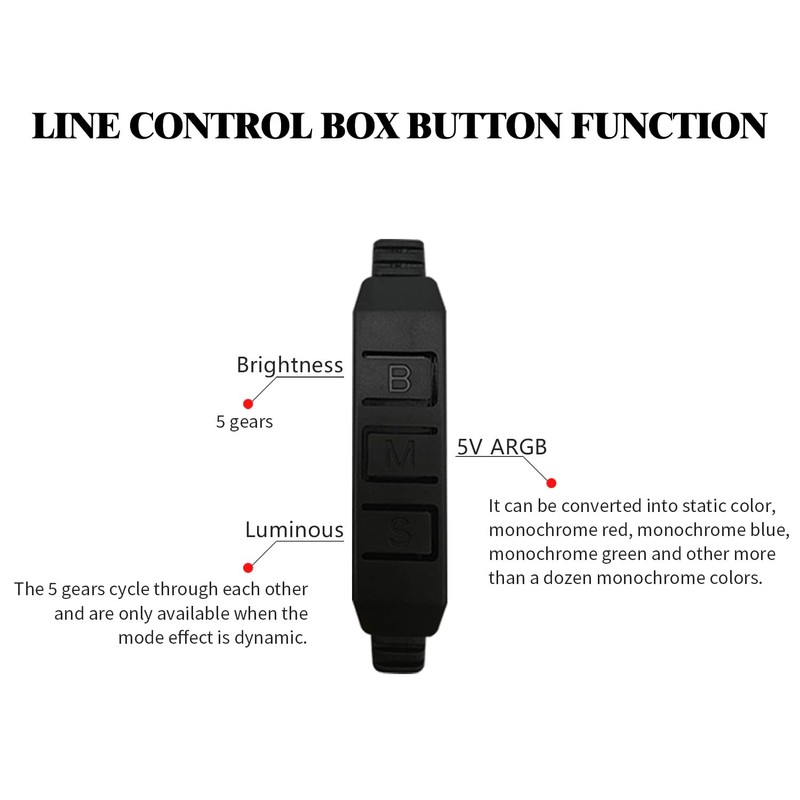 Thermalright 5V 3PIN A-RGB Fan Controller, 5V Lighting Computer Case