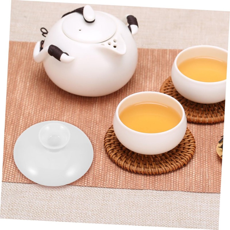2pcs of Teacup Lids Replacement Covers for Tea Ware and