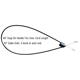 OBA-HORSE 946-1130 746-1130 (Zone Control Cable for MTD for MTD Troy Bilt 946-1130 746-1130 9461130) Lawn Mower Cable Replacement Parts