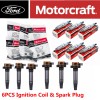 Unbranded 6PCS GENUINE Motorcraft Ignition Coil & Spark Plug For