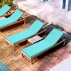 Ganeen 2 Pieces Waterproof Chaise Lounge Cover (Not Includes Cushion)