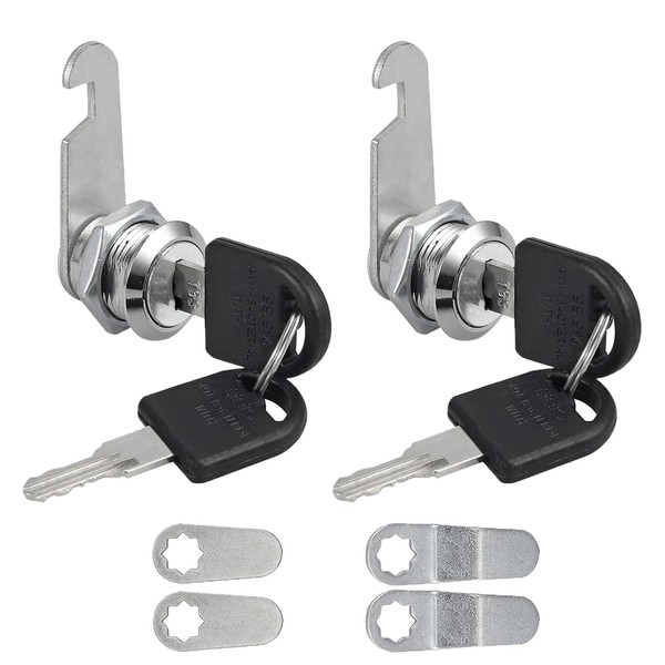 Anhoer 2 X 16mm Security Mailbox Lock with Alike Keys