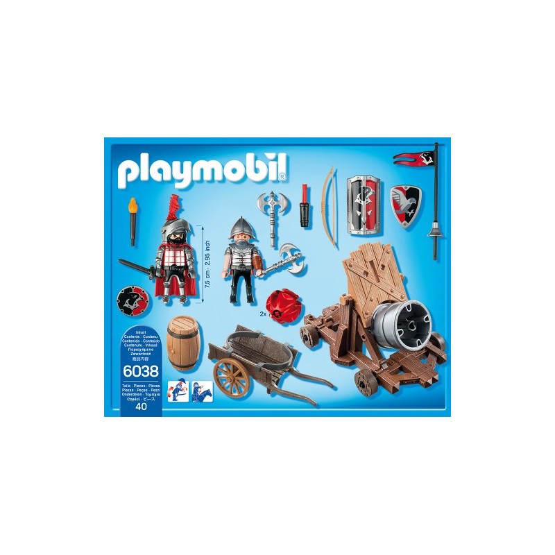 Playmobil 6038 - Giant Cannon of the Hawk Knights, Single