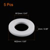 sourcing map PTFE Flat Gasket 22 mm / Diameter 12