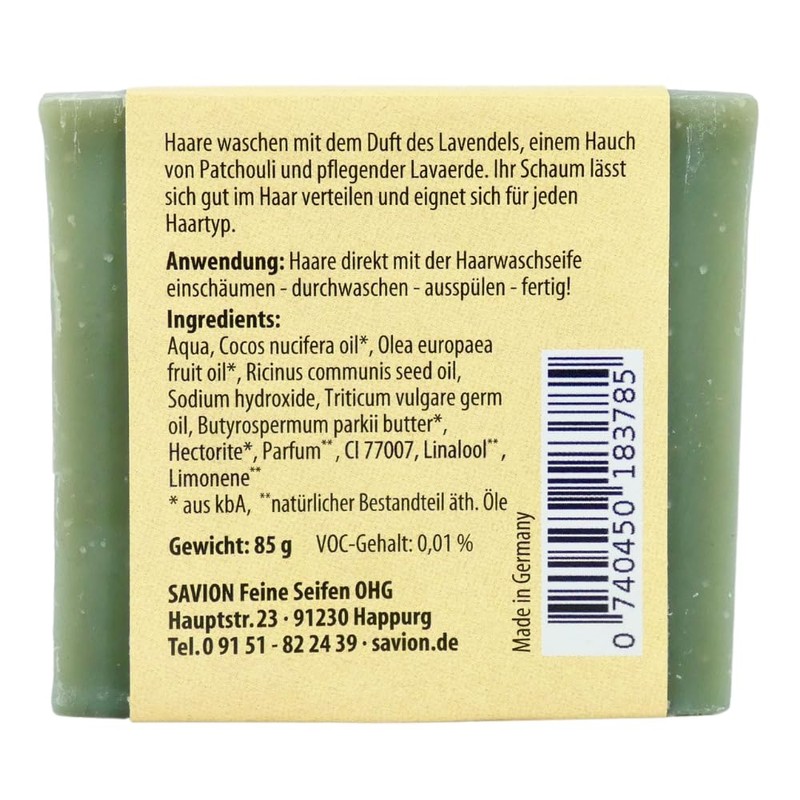 Savion Oriental Hair Wash Soap for All Hair Types, Vegan,