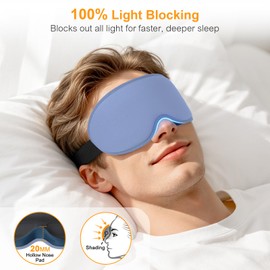 Gritin Mascherina per Dormire 3D sul Fianco, Upgrated Maschera per Dormire