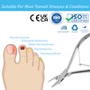 YNR Toenail Clippers - Podiatry Tool German Forged - Pointed