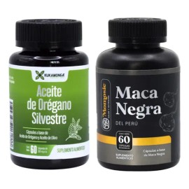 Maca Negra + Aceite De Orégano | Kit Vitalidad & Desempeño