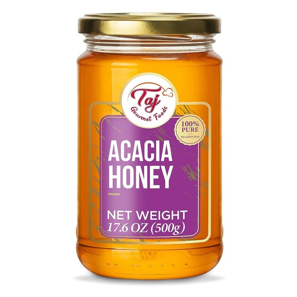 TAJ Raw Acacia Honey | Fresh From Turkey | 17.6oz (500g)