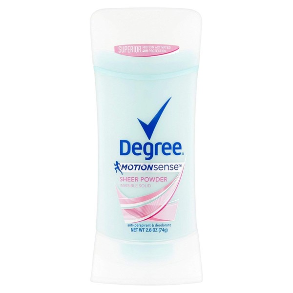 Degree Deodorant 2.6 Ounce Womens Motion Sense Sheer Powder (76ml)