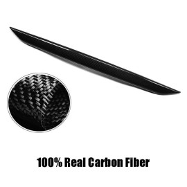 IN4EB Rear Trunk Lid Gate Edge Cover Trim For 2018-2022 INFINITI Q50 Carbon Fiber