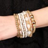 RIAH FASHION Bohemian Bead Multi Layer Versatile Statement Bracelets -
