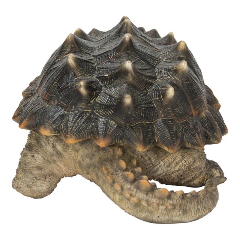 Hi-Line Gift Snapping Turtle Garden Statue Lifelike Yard Decor Wildlife