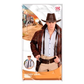 Leatherlook Braces Fancy Dress Accessory