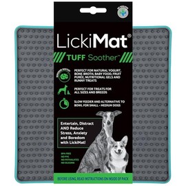 Lickimat Tuff, chupete, alimentador lento para perros para reducir el aburrimiento y la ansiedad; perfecto para alimentos, dulces, yogur o mantequilla