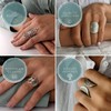 81stgeneration Women's .925 Sterling Silver Flower of Life Armour Half