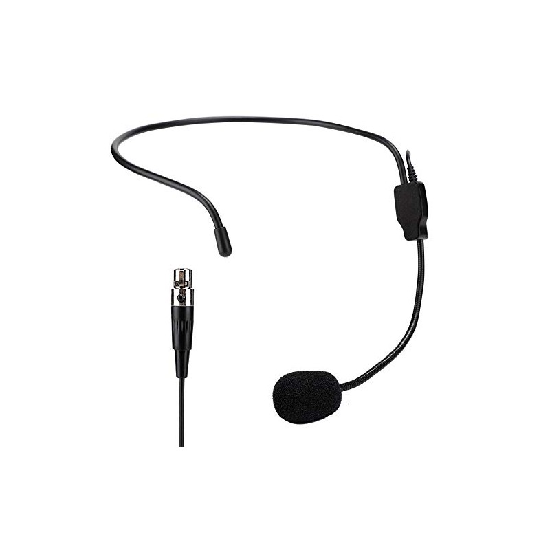 de micrófono inalámbrico, micrófono de condensador mini XLR de 3