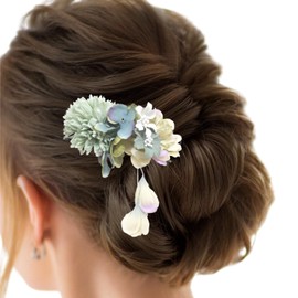 Pearl Pin Hair Ornament Hairpin (Green A)