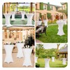 YFaith Bar Table Covers, 76 × 110 cm, White Elastic