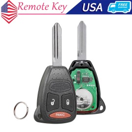 Unbranded For 2007 2008 2009 2010 2011 Dodge Caliber Nitro Dakota Remote Key Fob KOBDT04A