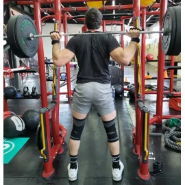 Rodilleras Deportivas De Compresion, Para Gym Y Crossfit Color Negro Talla Mediana                                                                    