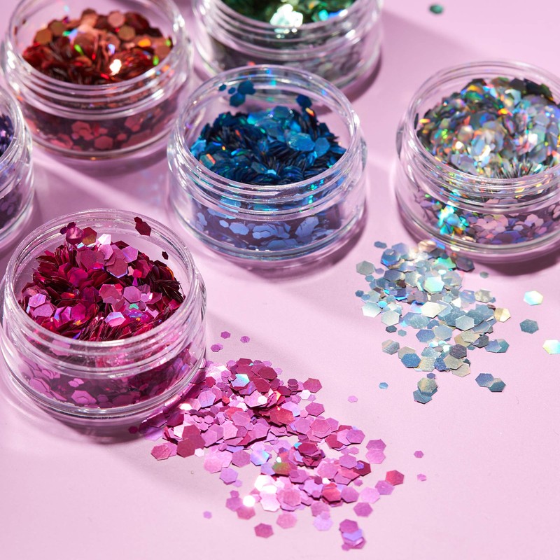 Moon Glitter Iridescent Piece Glitter – 100% Cosmetic Glitter for
