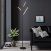 Lite Source Lorant 74 1/2" Black Metal LED Modern Tree