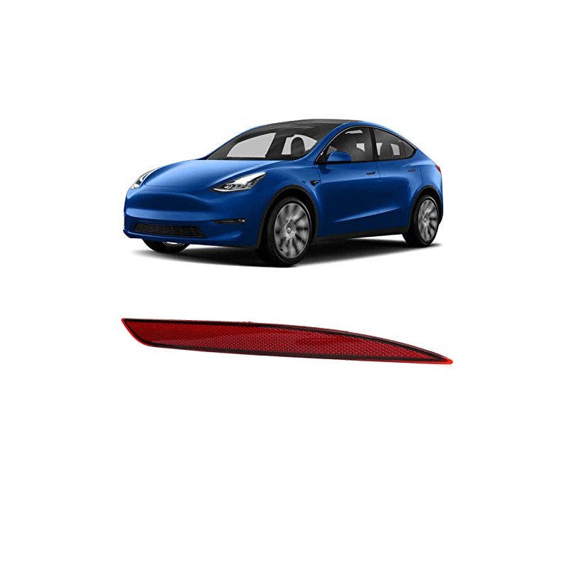 Focket Rear Bumper Reflector Light Lamp for Model Y 2020
