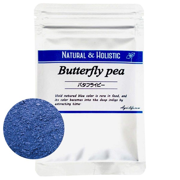 Butterfly Pea Powder, Natural Blue, 0.5 oz (15 g) (Also for Handmade Chocolate)