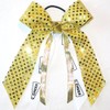 Cheerleading Soft Touch Sequin Hair Bow, Made in the USA,