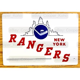 1950's   NEW YORK RANGERS Hockey Vintage Designed Decal Sticker