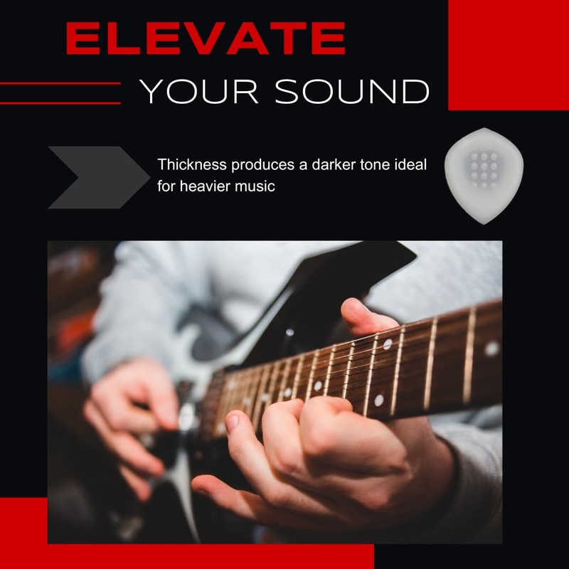 Acoustik Attak STEALTH XL Structured Guitar Pick - Large Beveled