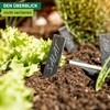Windhager 06016 Slate with Chalk Plant Labels Plant Stakes Plant