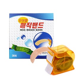 Moolab Magic Band Straight Standard Roll Band 36 pieces / 모아랩 매직밴드 일자형 일반형 롤 밴드 36매입