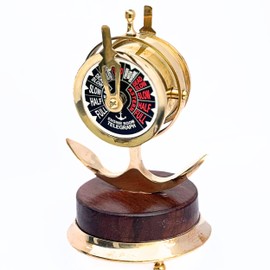 Royal Mini Nautical Brass Handmade Telegraph Vintage Maritime telescopes Collectible Item … (Brass)