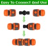 Hose Coupling Set of 3 13 mm Hose Connector with