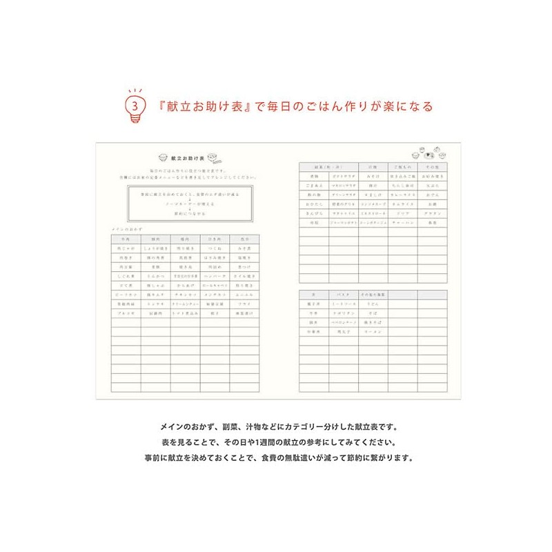 A5 Size Monthly Household Account Book [Navy Household Account] MHKN-08