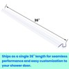 MCOCOD 36" Shower Door Bottom Seal Strip for 1/2" (12mm)