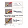 Bias Tape Maker 4 Sizes Sewing Clips 4pcs & Quilting
