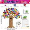 103 Pieces Classroom Tree Bulletin Board Set Bulletin Board Hearts