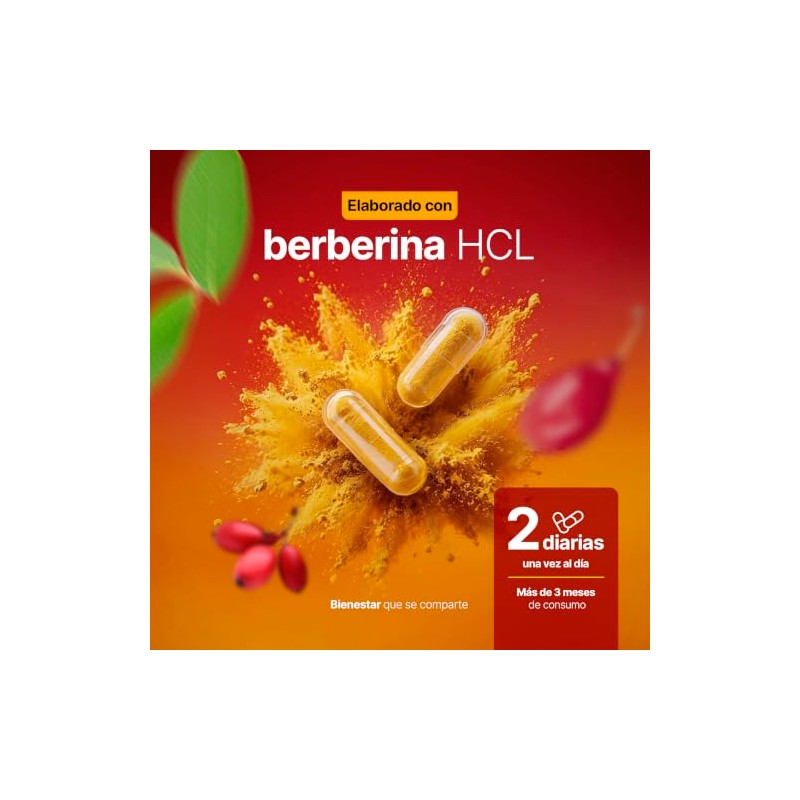 B Life Berberina HCL Pura 1000 mg | 200 Cápsulas