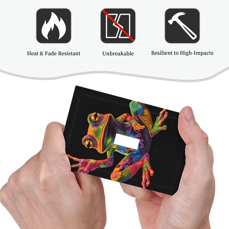 Buyidec Peace Frog 1 Gang Single Toggle Outlet Light Switch
