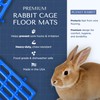 Planet Rabbit Premium Rabbit Cage Mats (Blue, 1 Pack) |