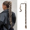 SEIKEA Long DIY Braided Ponytail Extension with Hair Tie Straight