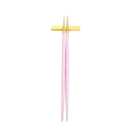 Cutipol Goa Pink Gold Single Set of Chopsticks (with rest) / 큐티폴 고아 핑크골드 젓가락 1인조(받침포함)
