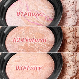 Colour Correcting Powder Foundation - Natural Baked Foundation for Mature Skin - Mineral Powder foundations - Matte foundation powder - Medium Full Coverage Long Lasting Balance Oil